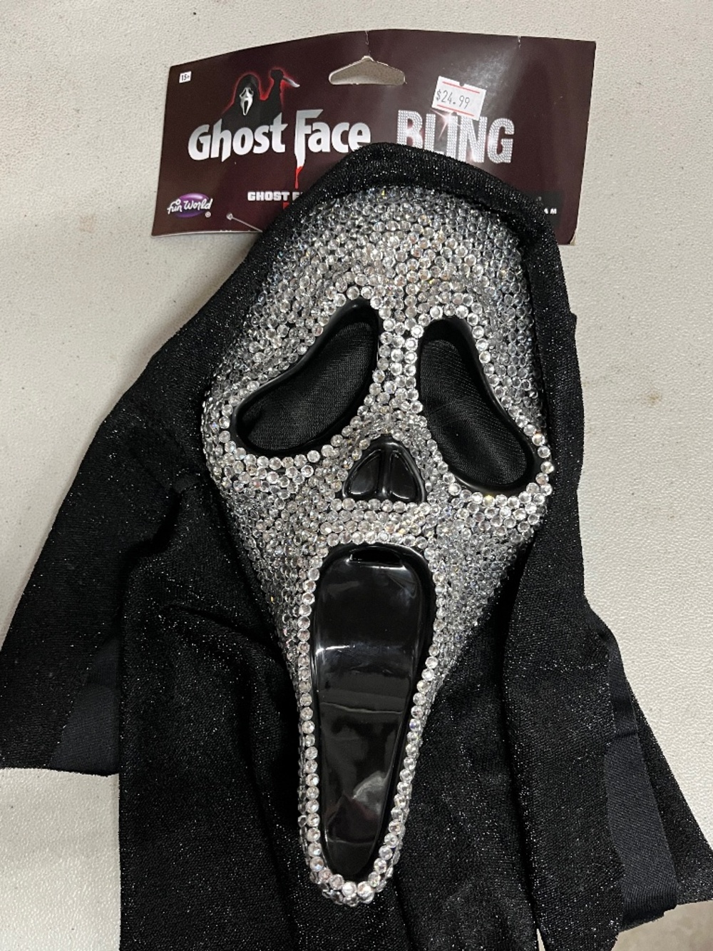 Ghost Face Bling  Ghost Face Lives Scream Mask NWT